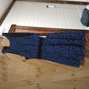 Blue and Black dress by City Triangles